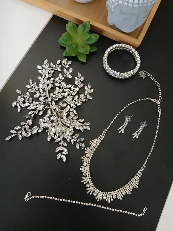 Lot bijoux et accessoires de cheveux Mariage🌿🎉 - photo numéro 7