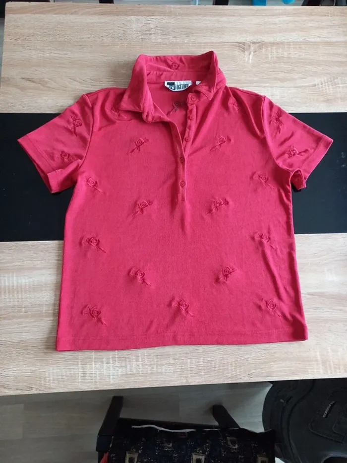 Tee-shirt bordeaux femme XL - photo numéro 8