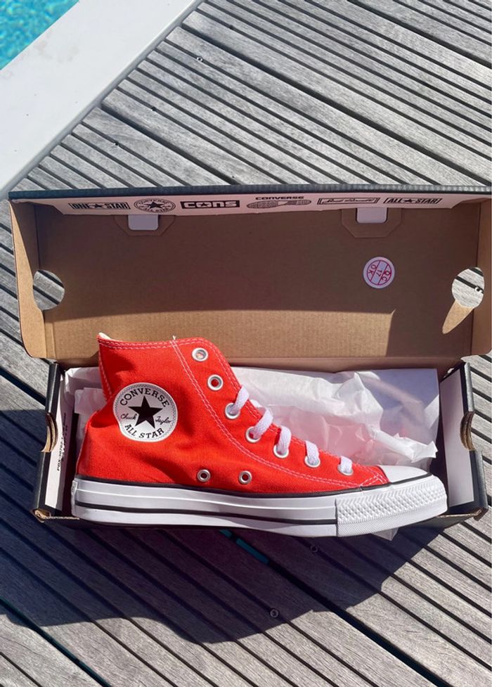 Converse Chuck Taylor glow summer orange vermillon - photo numéro 8