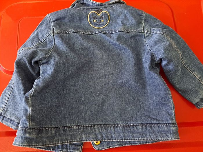 Ensemble robe jean + veste jean + t-shirt manche longue - photo numéro 5