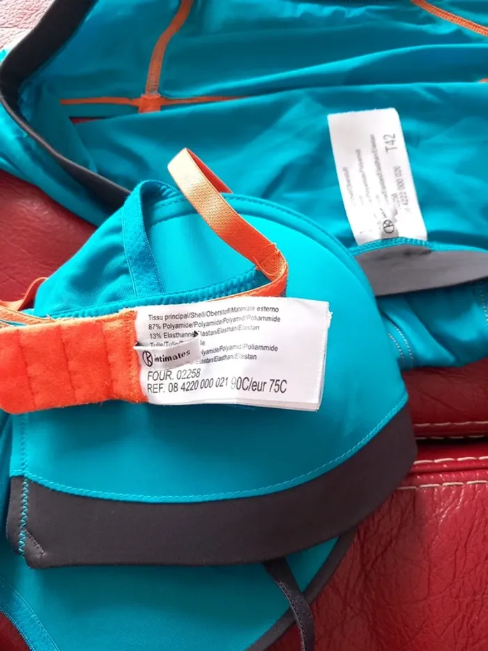 Maillot bain 2 pièces bleu - photo numéro 4