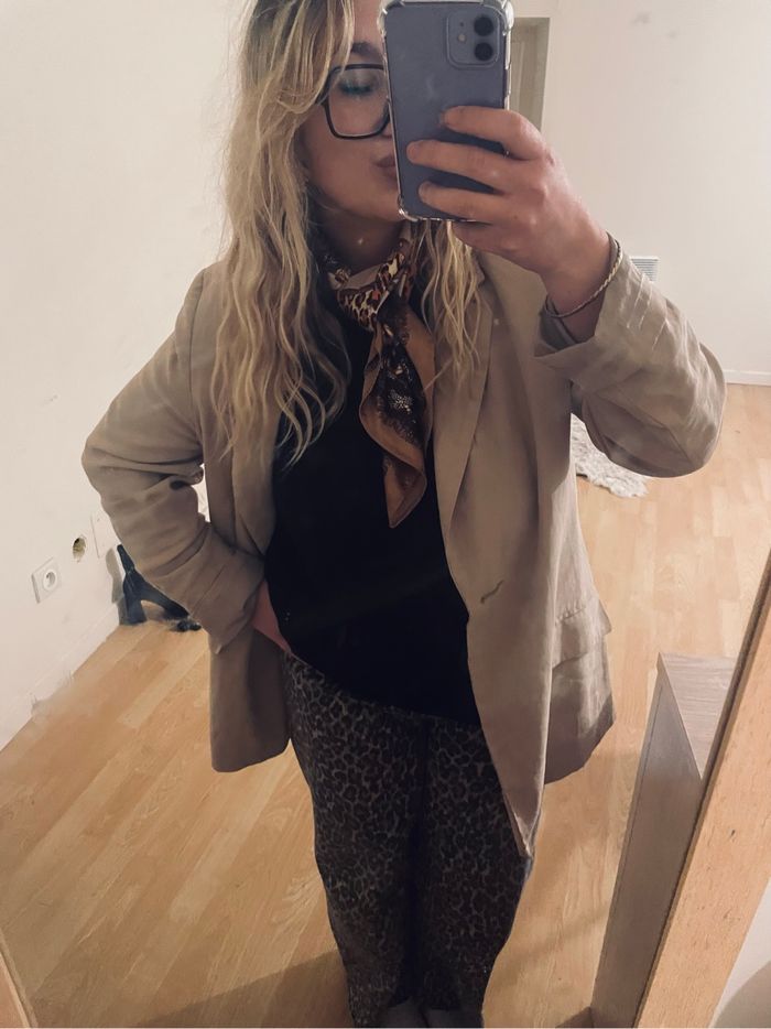 blazer beige - photo numéro 3