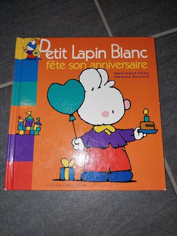 Livre petit lapin blanc