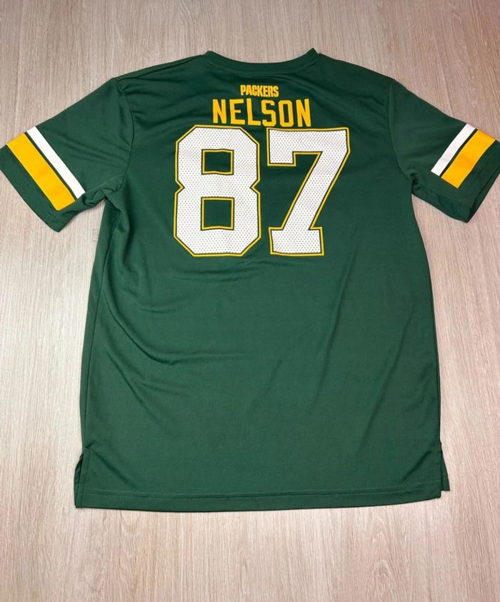 T-shirt NFL Team Apparel Green Bay Packers Jordy Nelson #87 - photo numéro 2
