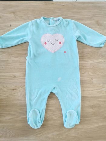 Pyjama velours 18 mois