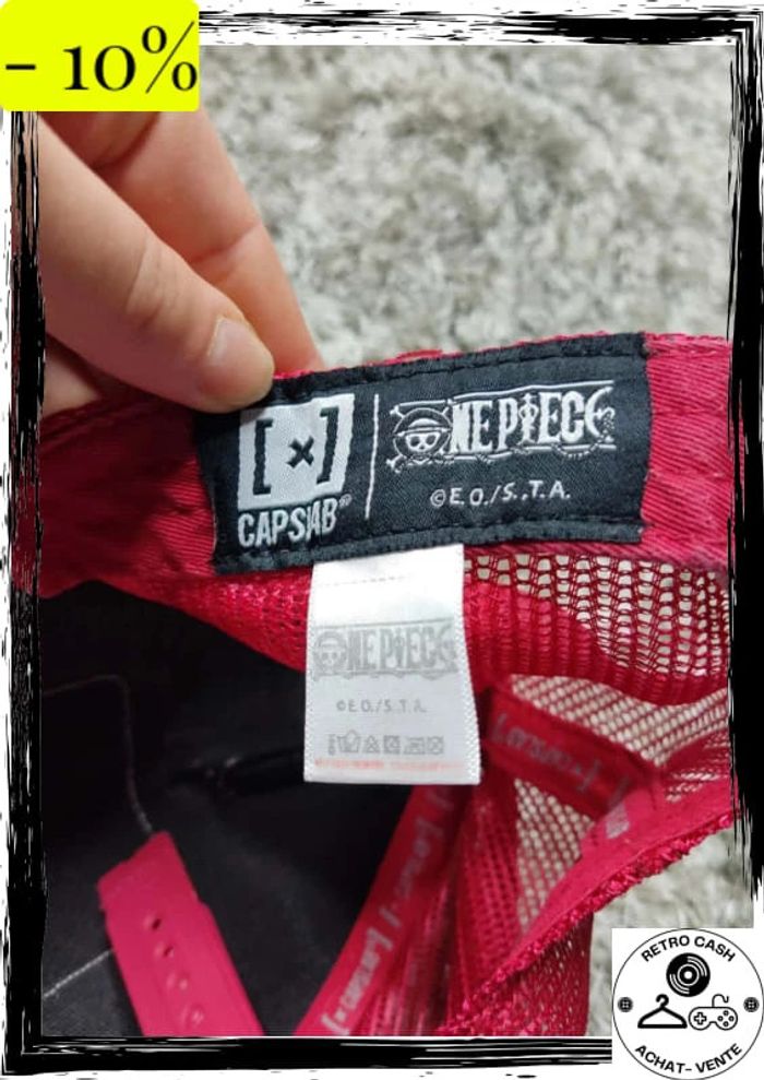 Casquette Luffy capslab one piece fermoir cassé - photo numéro 5