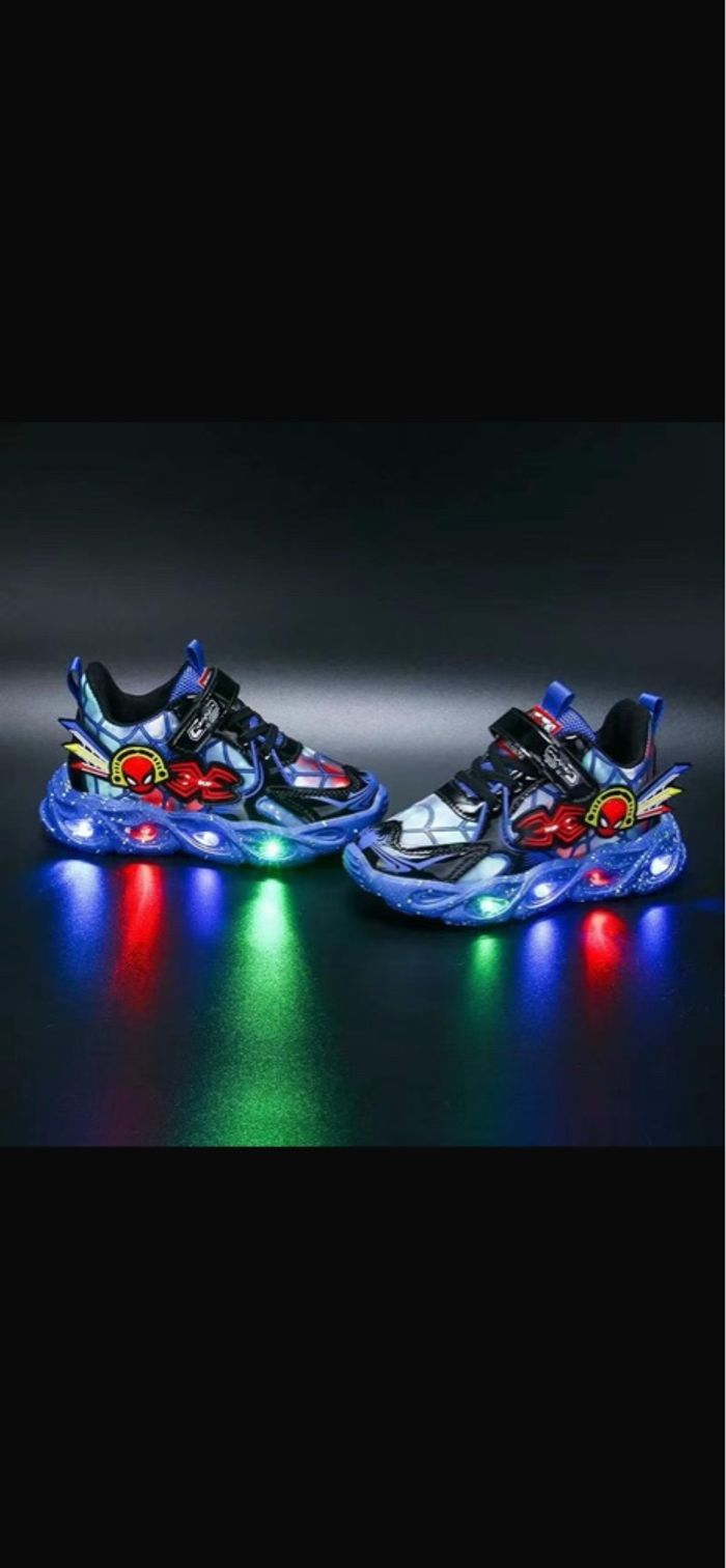 Shoes Spider-Man with light