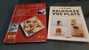 2 livres de cuisine Les pâtes et relooker vos plats