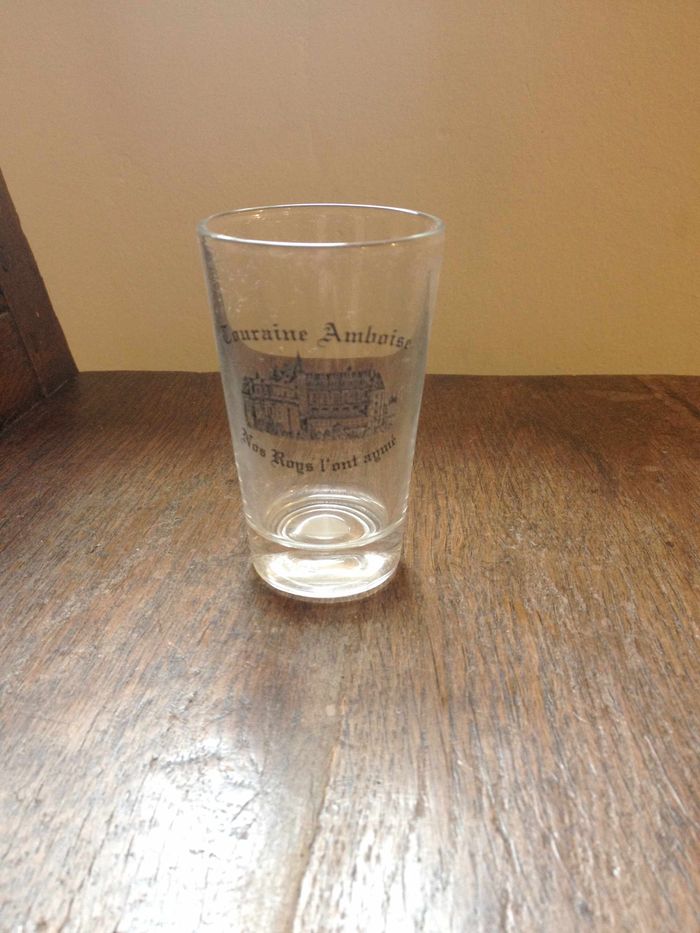 Mini verre imprimé château