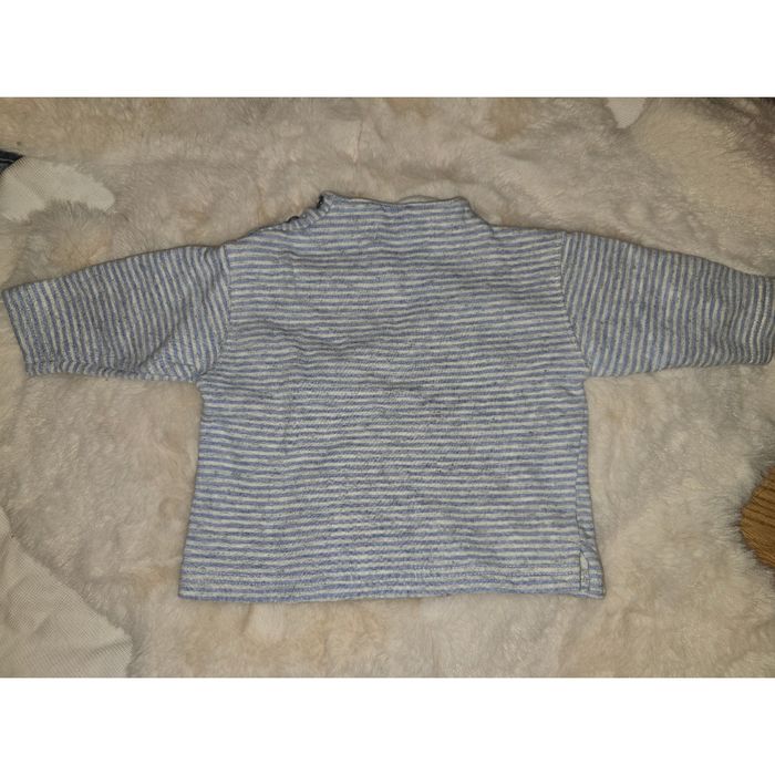 Pull haut marinière "la mer" - photo numéro 2