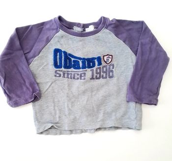 T-shirt obaibi 12 mois