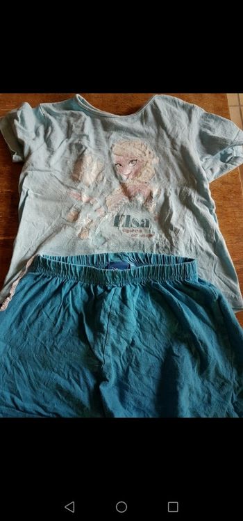 Pyjama short reine des neiges