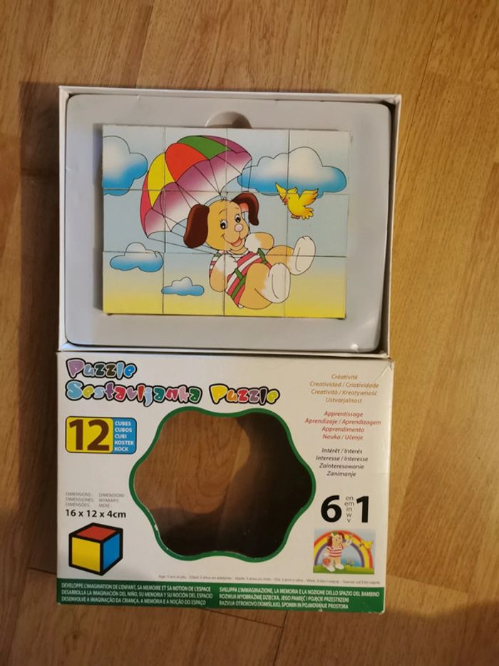 6 puzzles cubes