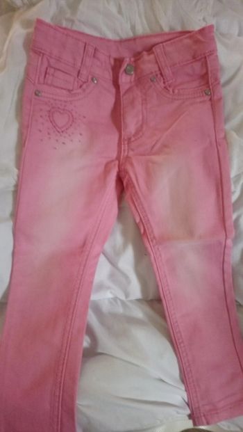Pantalon fille rose