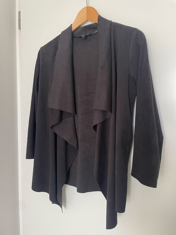 Veste Morgan suédine noire T36-S - photo numéro 2