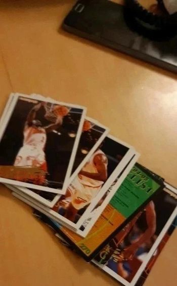 Lot de 5 cartes basket fleer 1994 1995