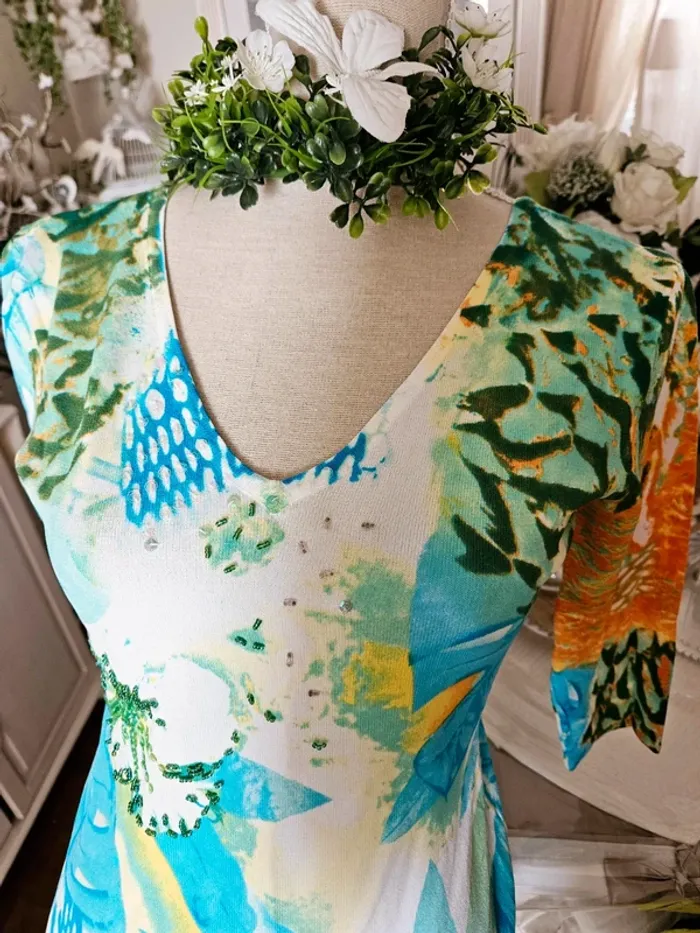 Haut multicolore Bestelke Taille L Neuf - photo numéro 2