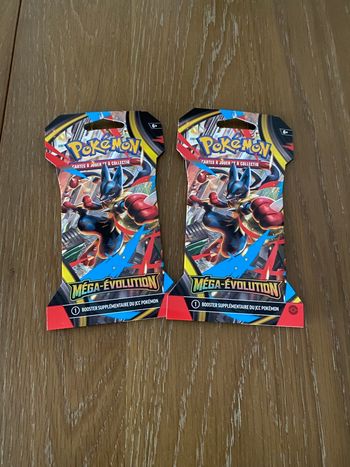 🃏 2 Boosters Pokémon Méga-Évolution – Neufs et scellés