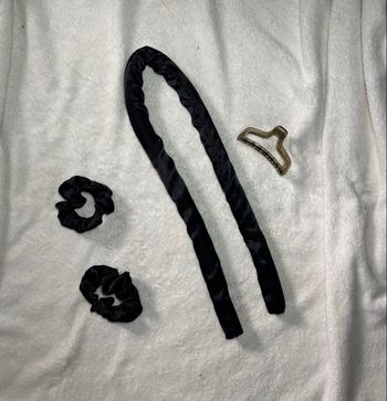 🖤 Kit de bouclage sans chaleur (Heatless Curls) – Satin Noir