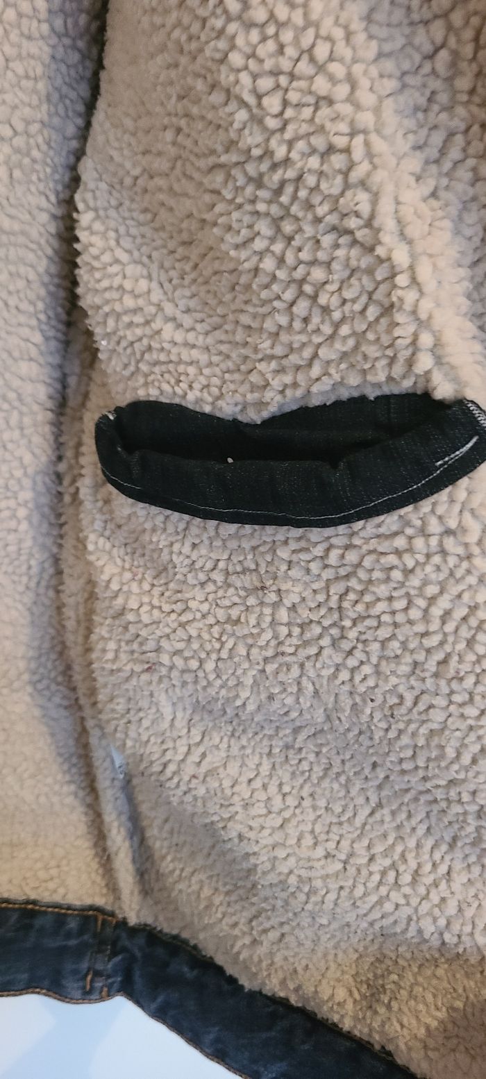 Veste jeans fourrée - photo numéro 3