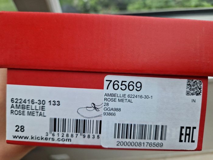 Ballerines Kickers rose 28 en bon état - photo numéro 10