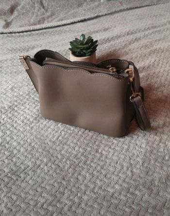 Petit sac a main kaki/marron comme neuf