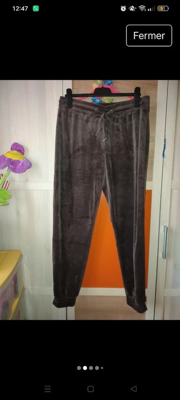 Pantalon de jogging en velours 