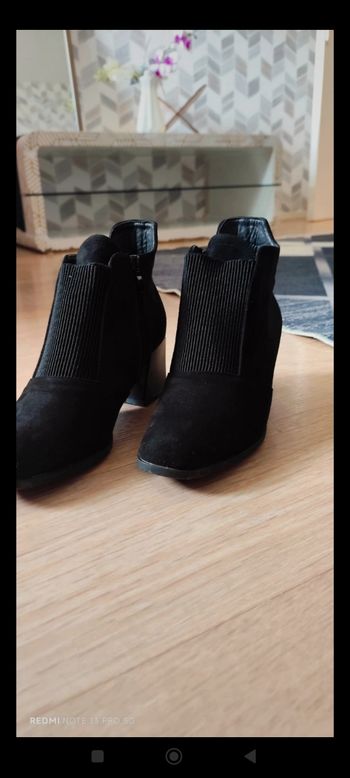 Bottines femme noir
