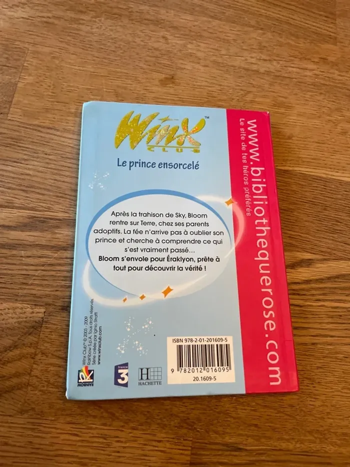 Livre La bibliothèque Rose Winx Club Numéro 25 Le prince ensorcelé - photo numéro 3