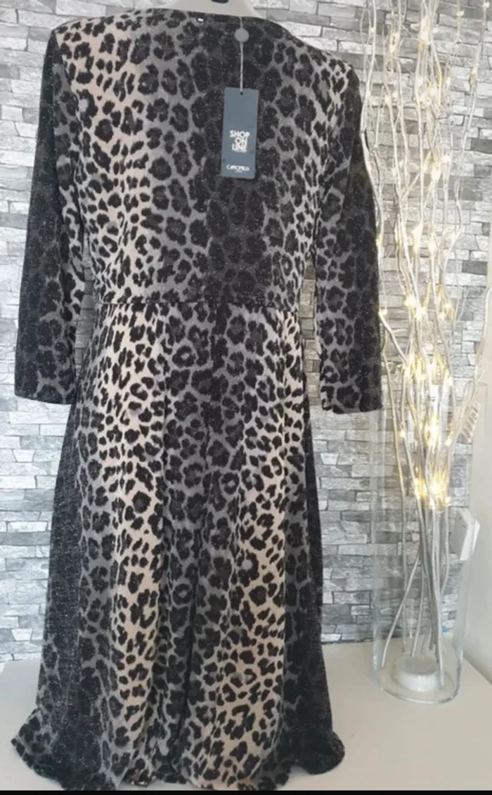 Robe sexy Léopard Taille 44 - photo numéro 2