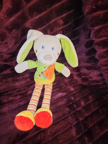 Lapin mots d enfants vert et jaune