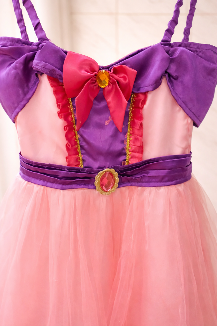 Robe de Princesse / Déguisement - Rose & Violet (5-7 ans) - photo numéro 3