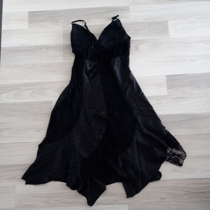 Robe de soirée noire à bretelles taille 38 - photo numéro 7