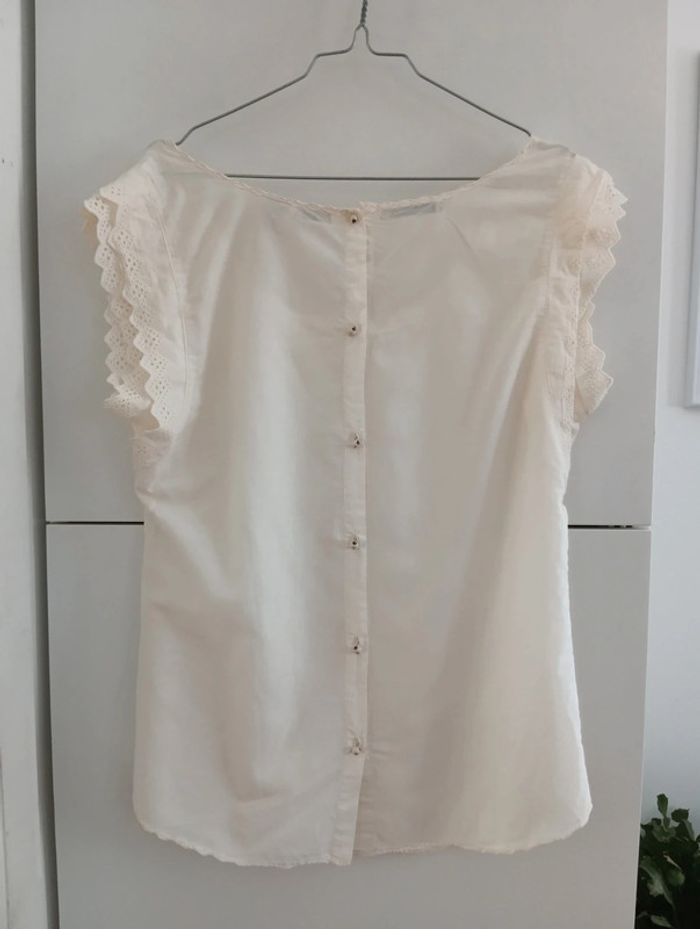 Blouse Écrue broderies maison scotch "la femme selon Marie" - photo numéro 9