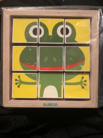 Touranimo - Tri-puzzle en bois - 3 animaux - 9 pièces - Djeco