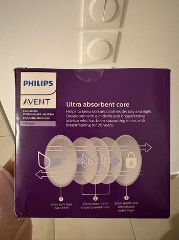 Coussinets jetables allaitement Philips