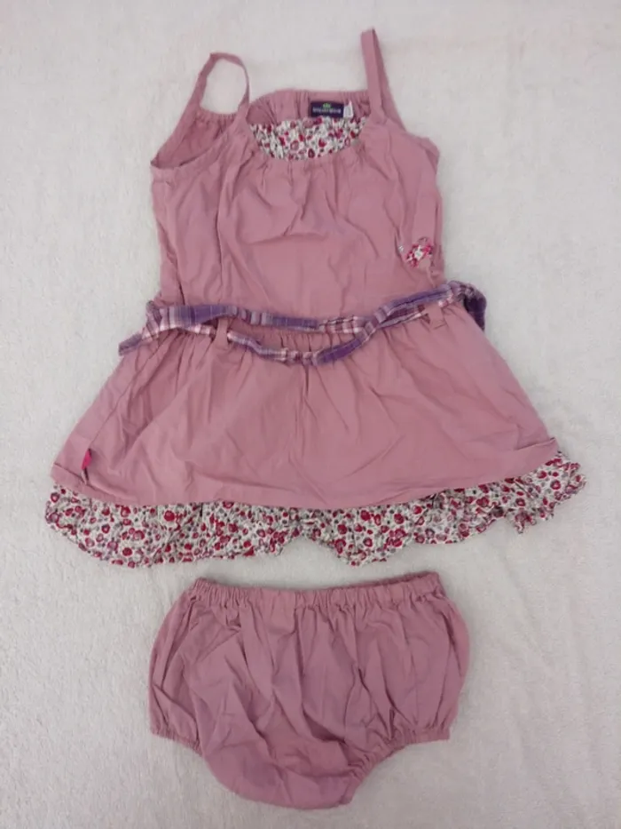 Robe Sergent Major 9-12mois (réf perso F-D35)(familleac72)