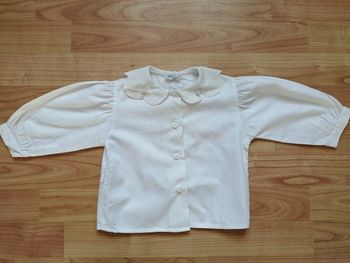Chemisier blanc 1 an Alphabet