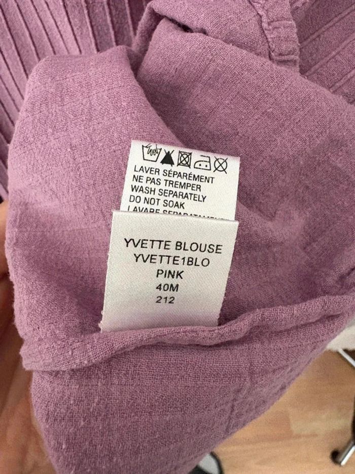 Chemise Antik Batik Yvette Lila / taille M - photo numéro 5