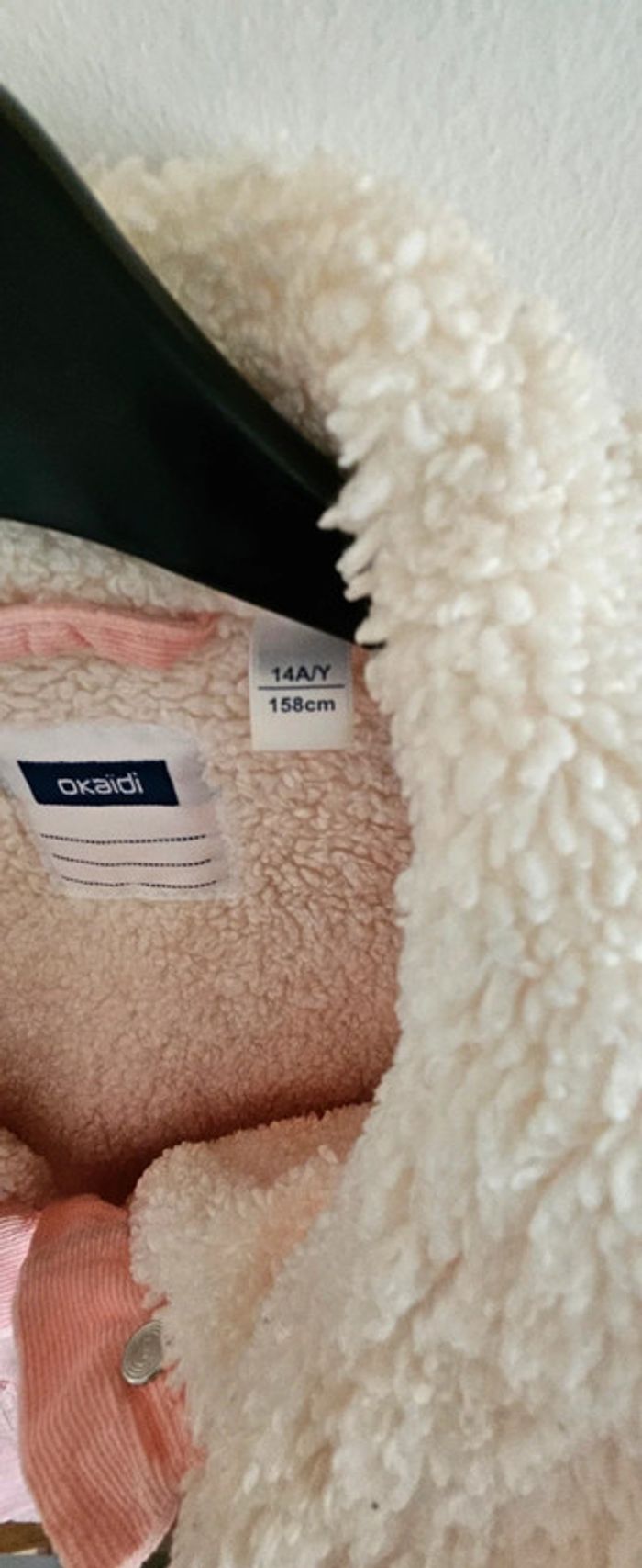 Veste velours intérieur doudou - photo numéro 5