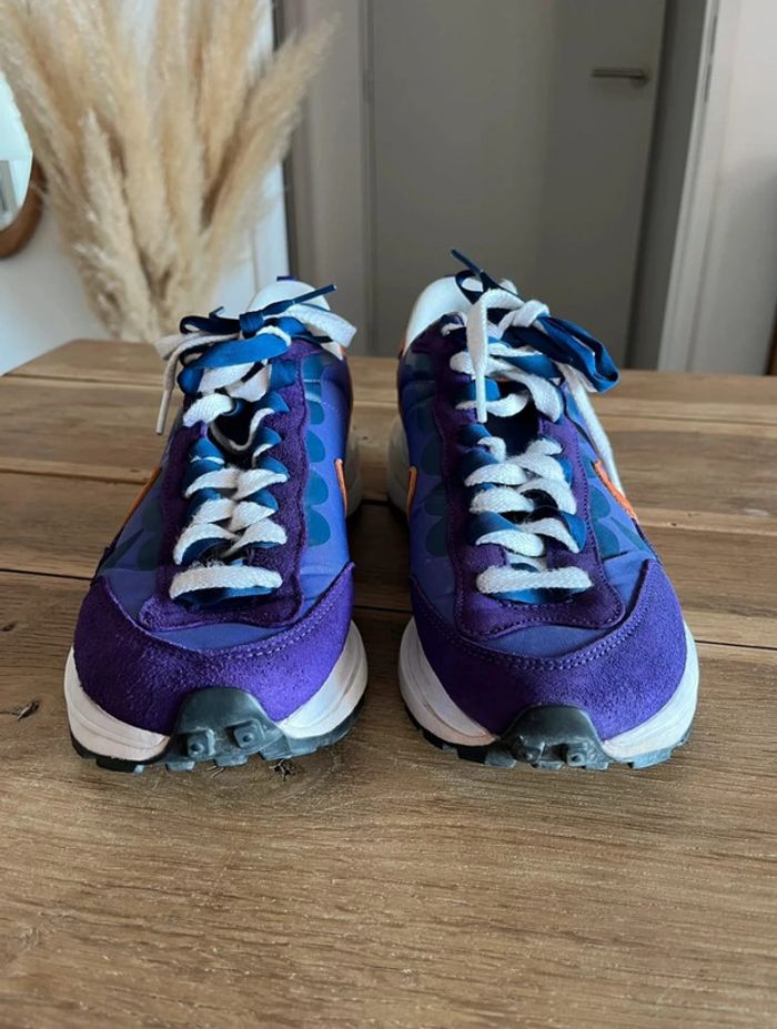 Nike Vaporwaffle sacai Dark Iris - photo numéro 4