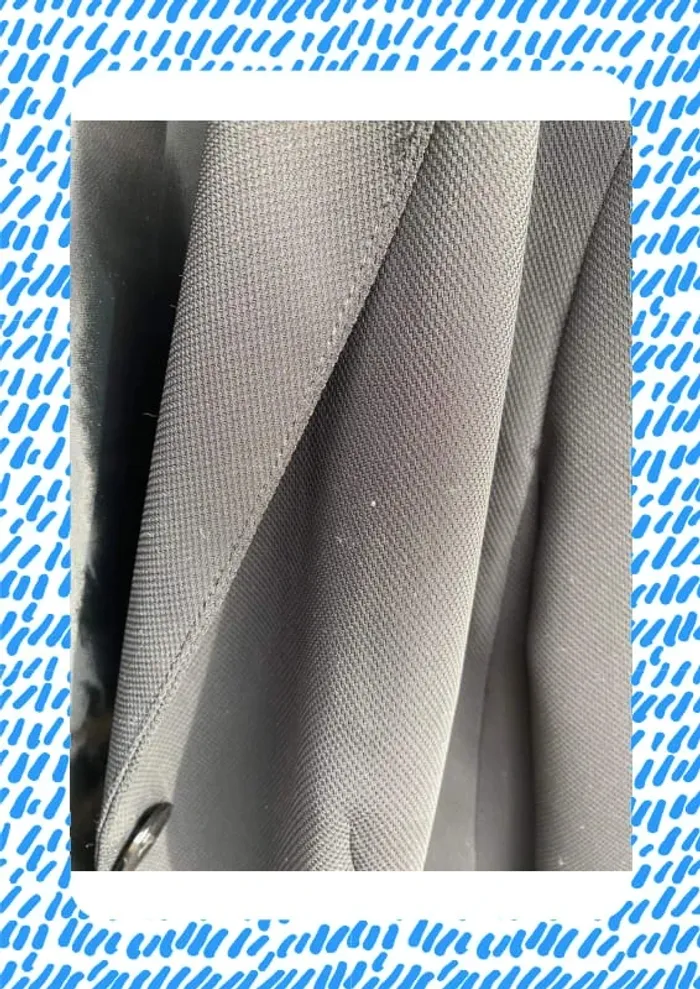 Blazer noir avec noeuds costura - photo numéro 8