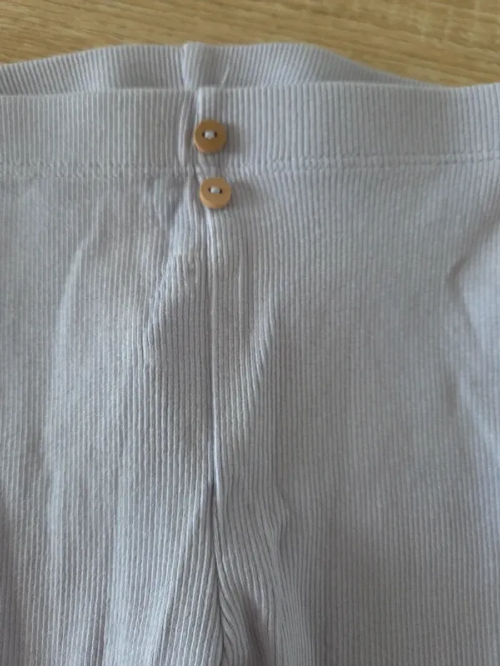 Legging côtelé violet 9 mois - photo numéro 2