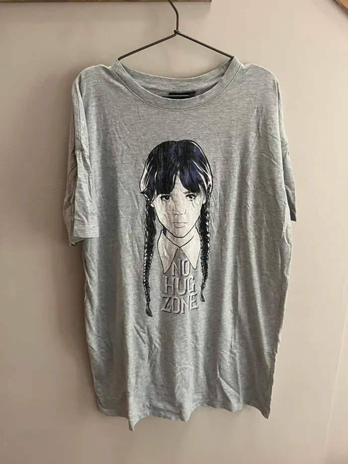 Chemise de nuit Mercredi addams