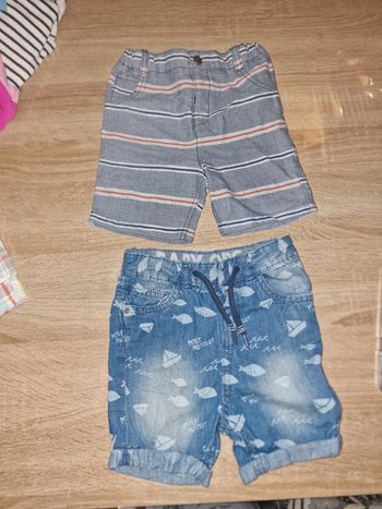 Lot de 2 shorts 18 mois