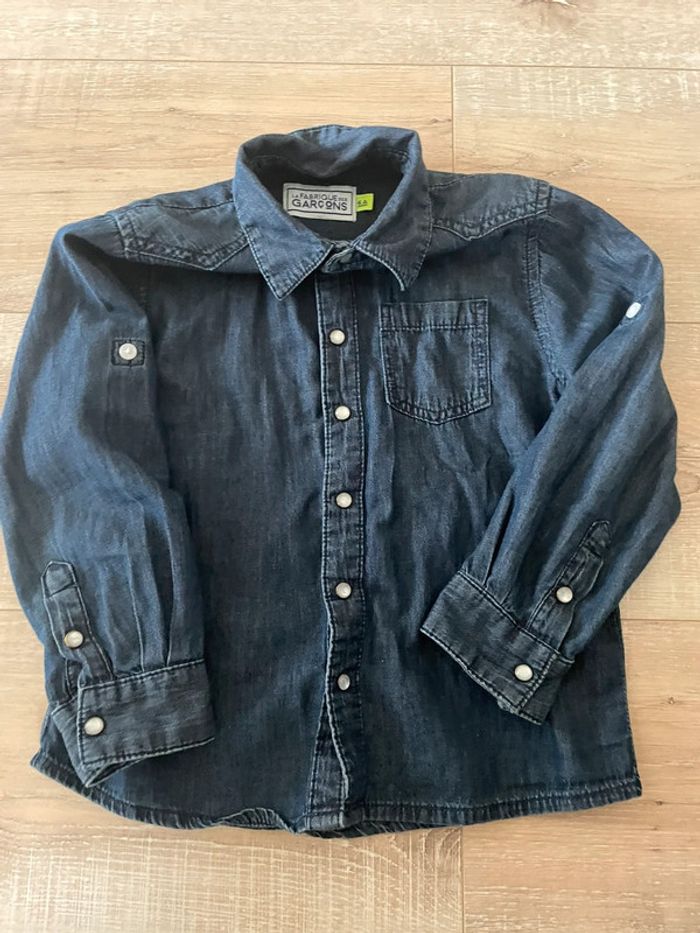 Chemise jean La Fabrique des garçons 6 ans - photo numéro 4