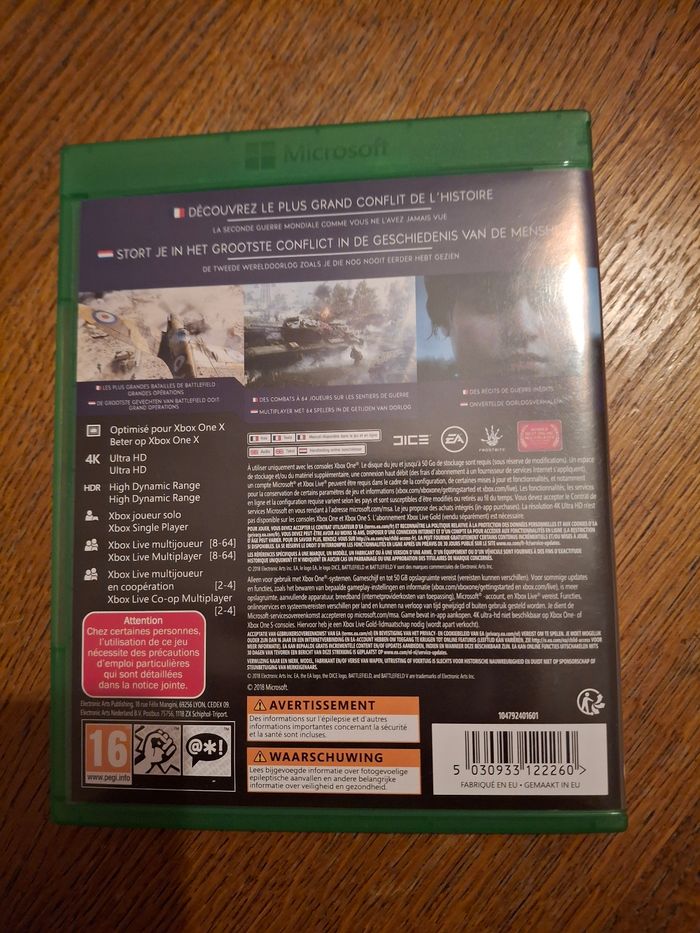 Jeu xbox one battlefield v - photo numéro 2