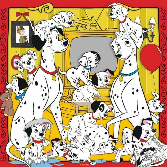 Puzzle Ravensburger Aristochats/ Rox et Rouky/Dalmatiens 3x49 pièces 05155 - photo numéro 3