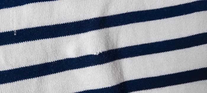 Pull marinière motif cœur marine et blanc femme 38/40 influx - photo numéro 18