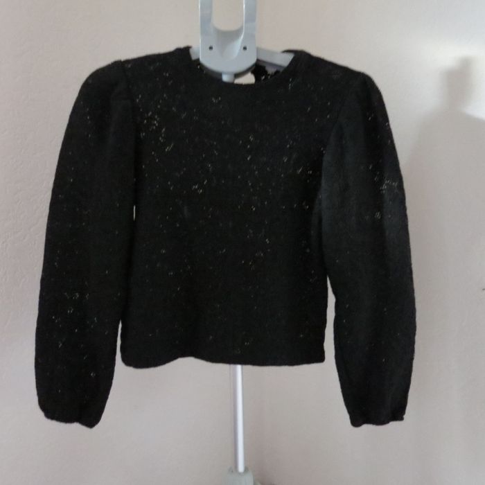 ✨ Pull noir texturé promod – Taille M – Style chic et confortable ✨